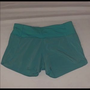 Good condition- size 6 Lululemon blue shorts